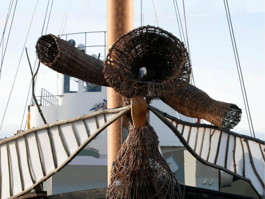 Svartlöga: Skibet, der repareres med kunst
